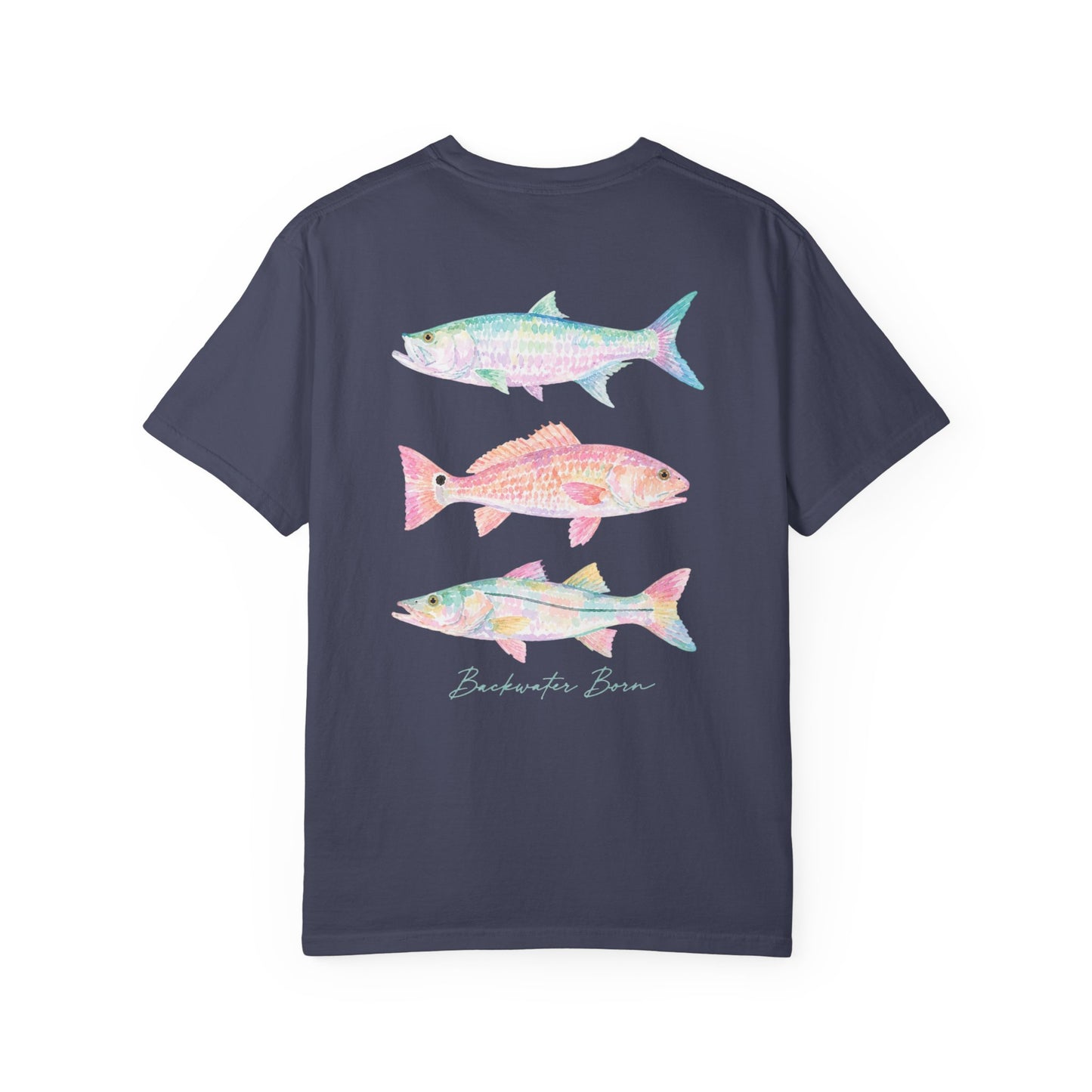 Pastel Fish Graphic T-Shirt