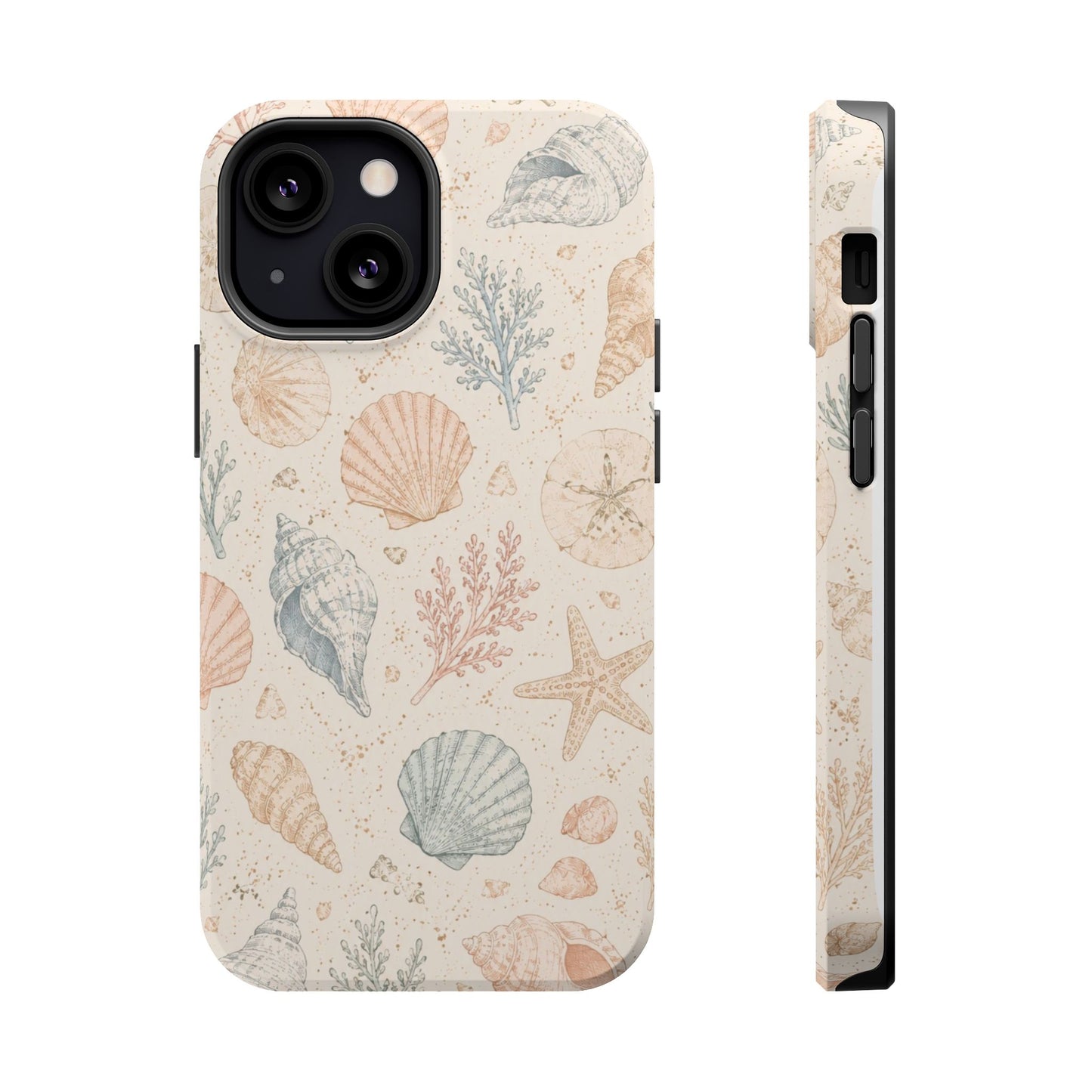 Woman’s Shell Pattern Magnetic Phone Case