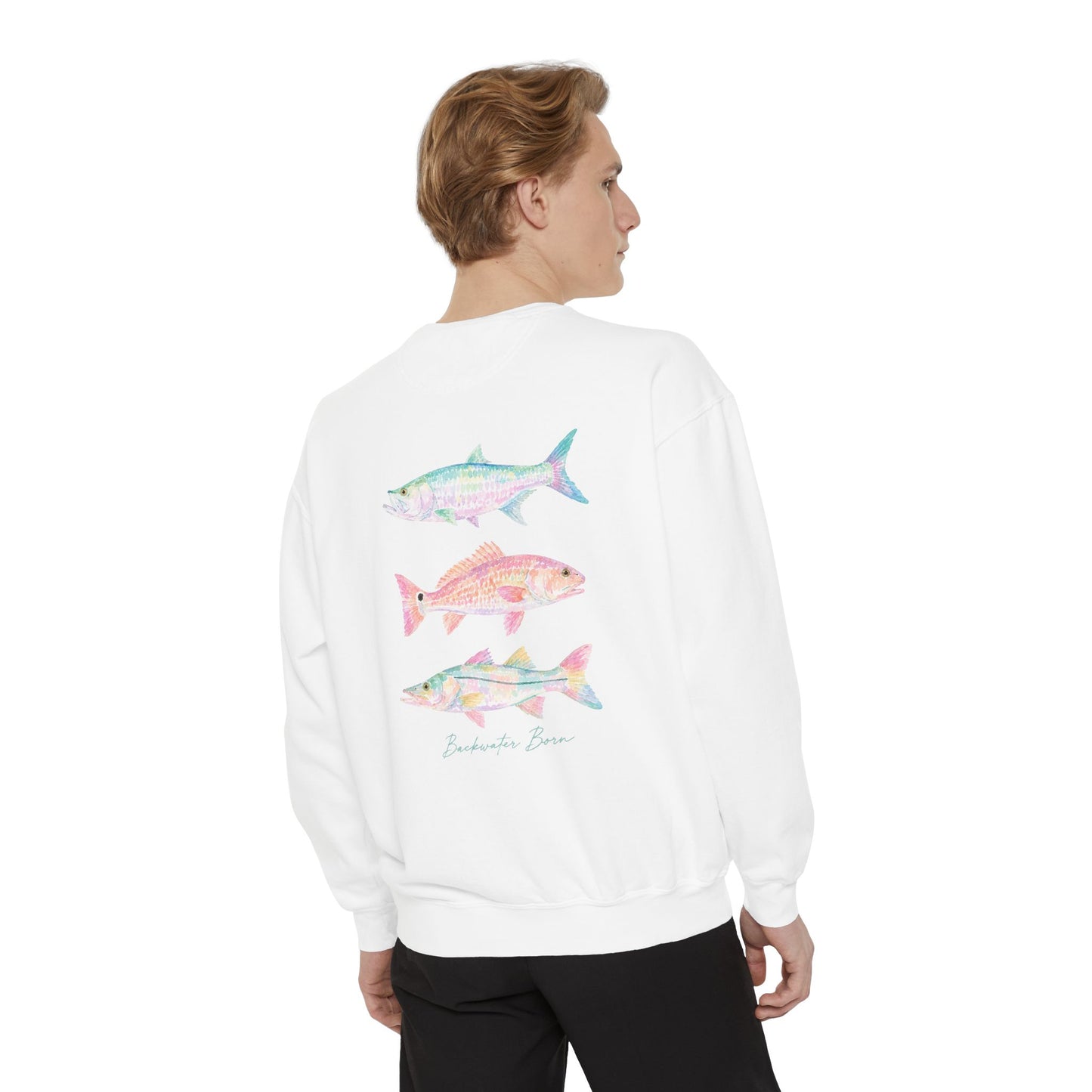 Pastel Florida Fish Women’s Crewneck