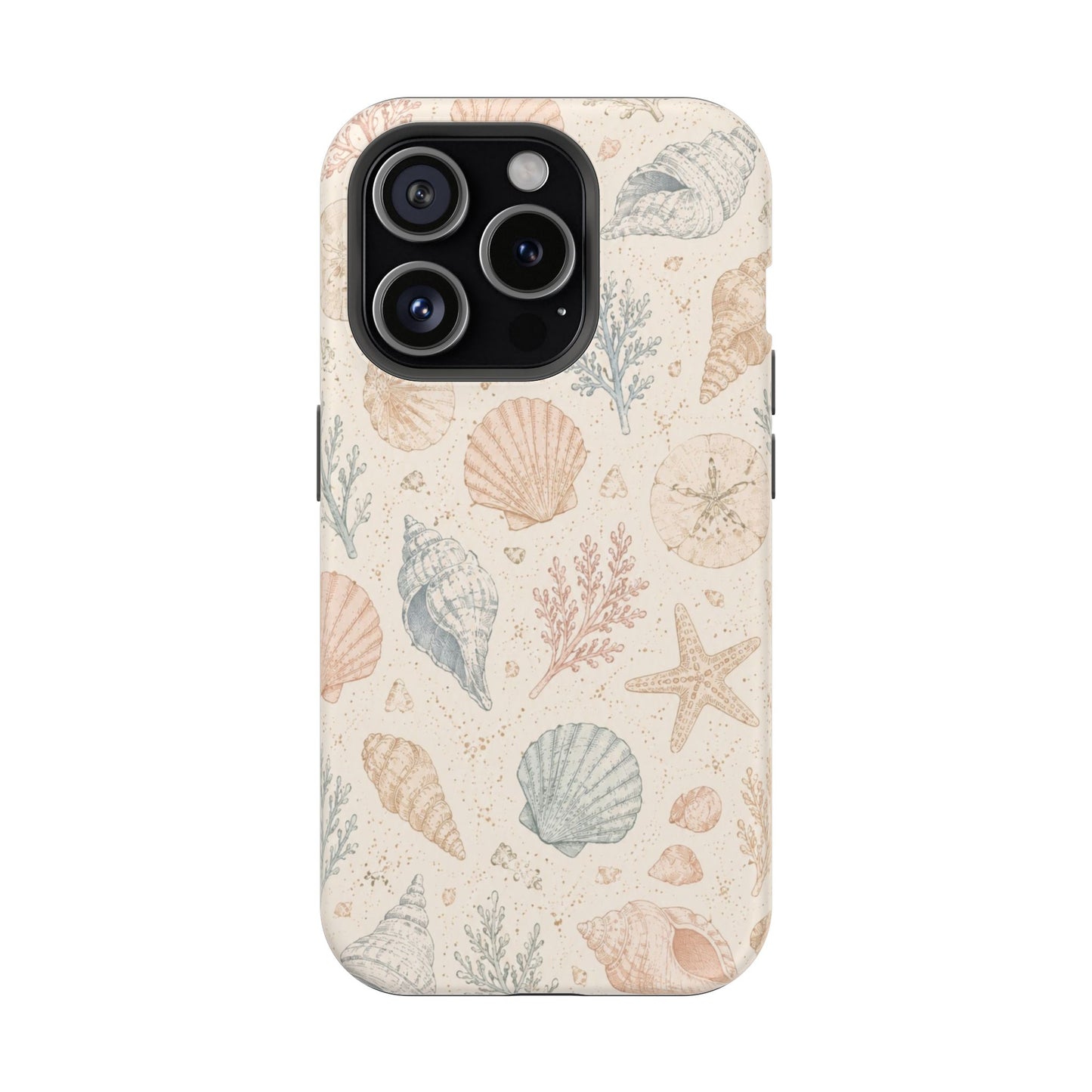 Woman’s Shell Pattern Magnetic Phone Case