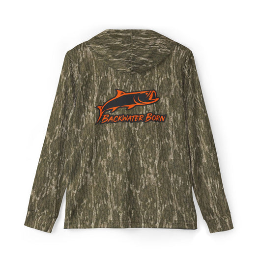 Backwater Born Camo Fishing UPF Hoodie