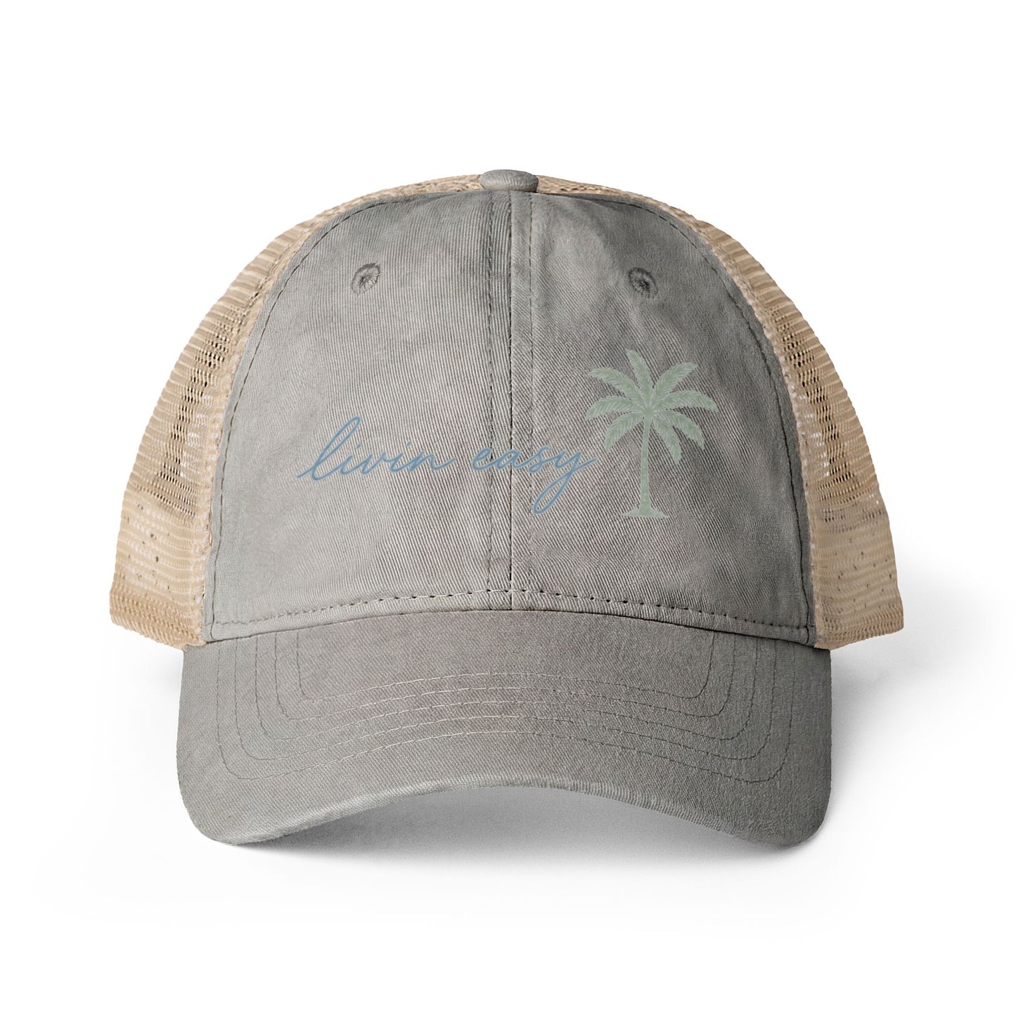 Women's Washed Mesh-Back Cap