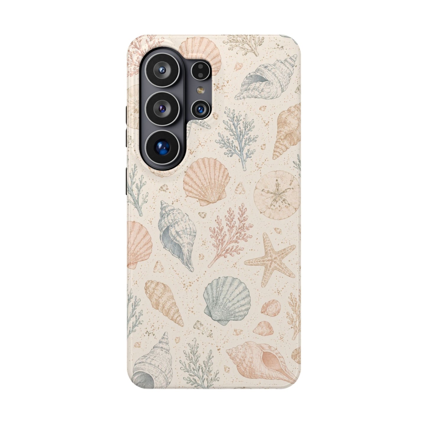 Woman’s Shell Pattern Magnetic Phone Case