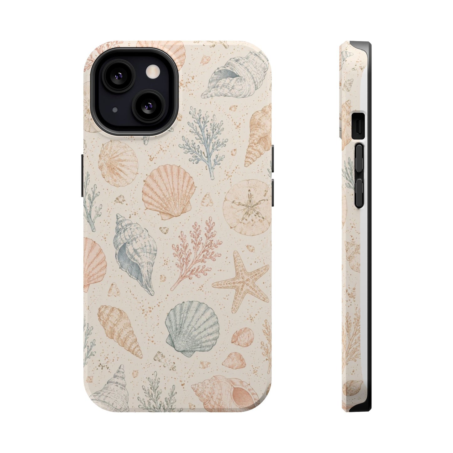 Woman’s Shell Pattern Magnetic Phone Case