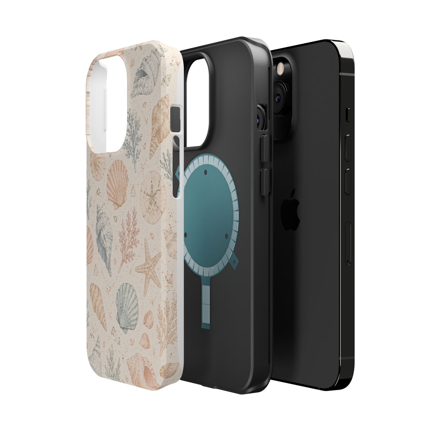 Woman’s Shell Pattern Magnetic Phone Case